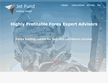 Tablet Screenshot of jet-fund.com